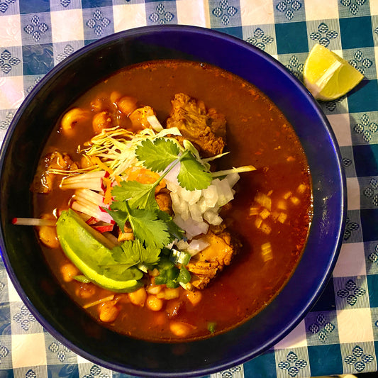 * Pozole Rojo Mexico