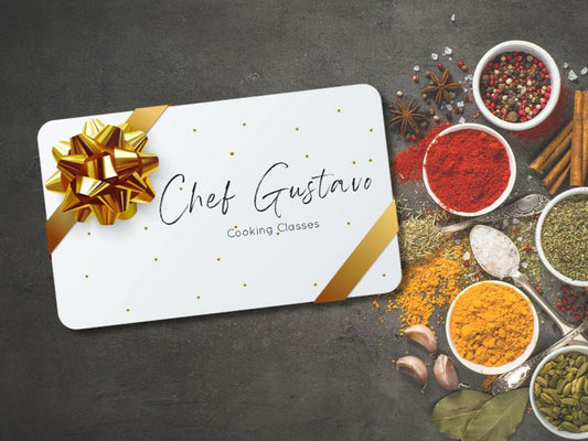 Gift Card Chef Gustavo - Cooking Classes